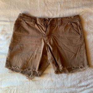 Patagonia Cut-Off Shorts - Size 8 - Khaki